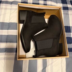 Black Heeled Ankle Boots